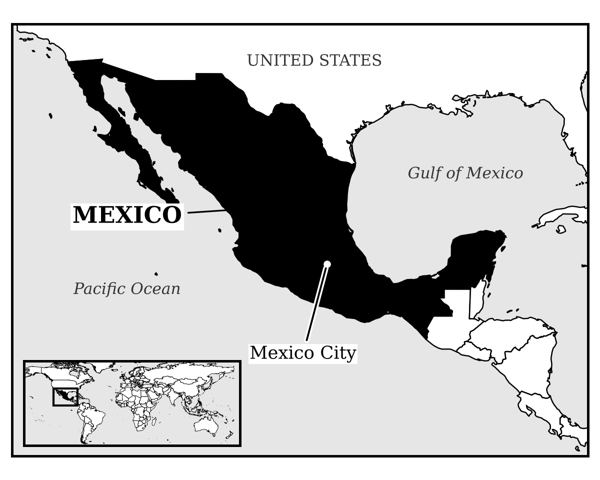 Map of Mexico